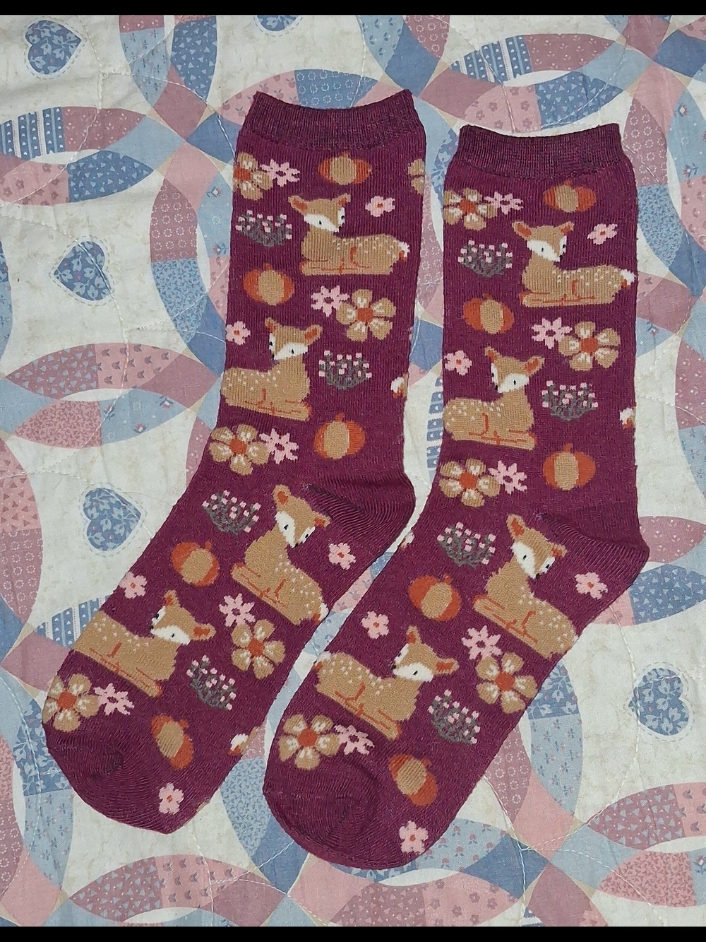 🍁🍂🧦Ladies Autumn Sock Bundle ~ 3 Pairs🧦🍂🍁 - Picture 4 of 7